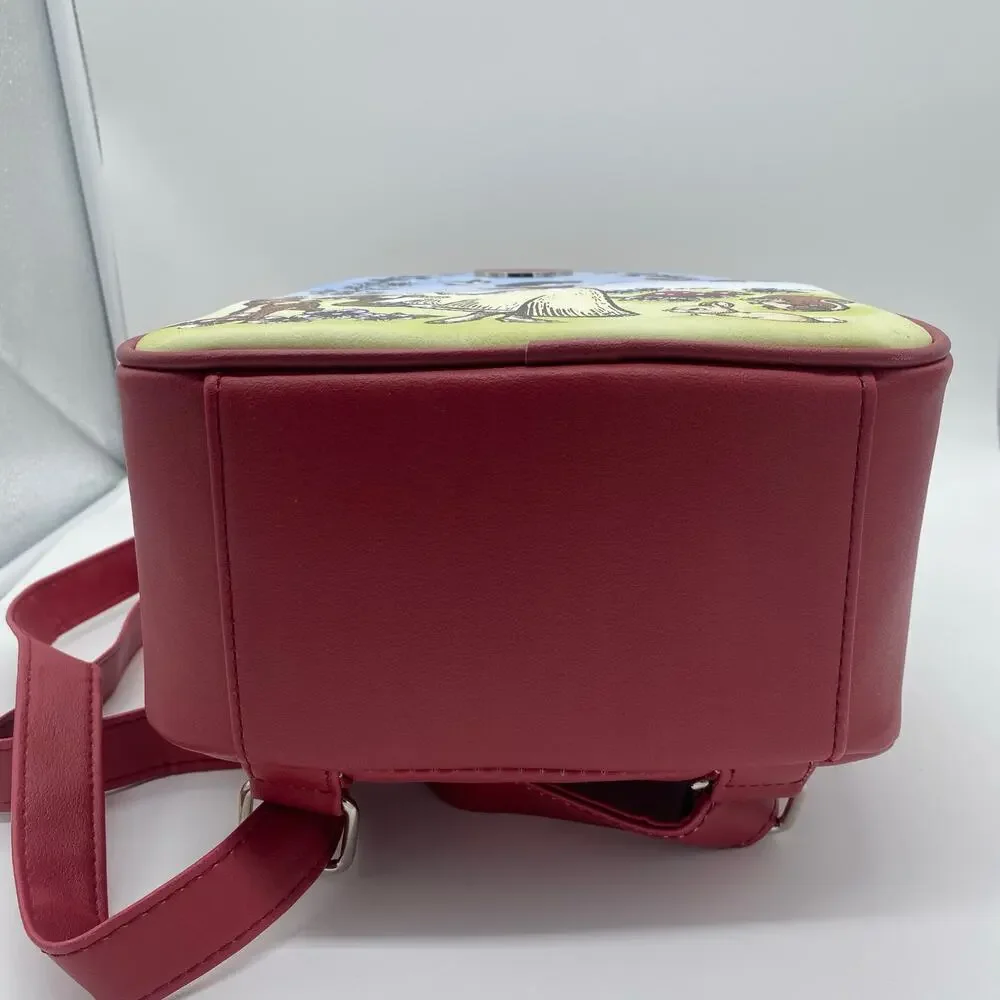 Disney Her Universe Snow White and the Seven Dwarves Red White Mini Backpack